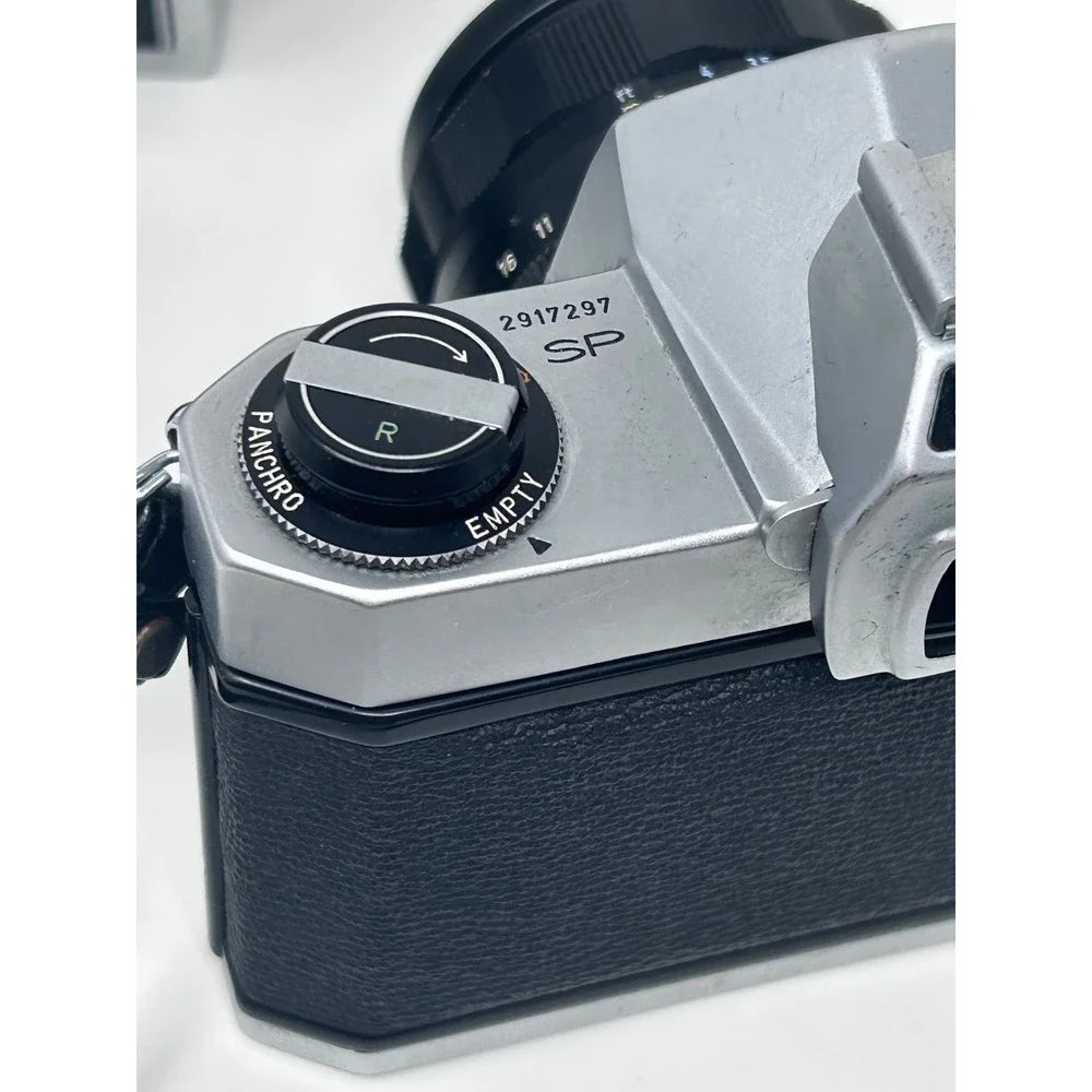 Asahi Pentax Spotmatic SP 35mm SLR‎ Camera Super-Takumar 50mm f1.4 Lens Flash